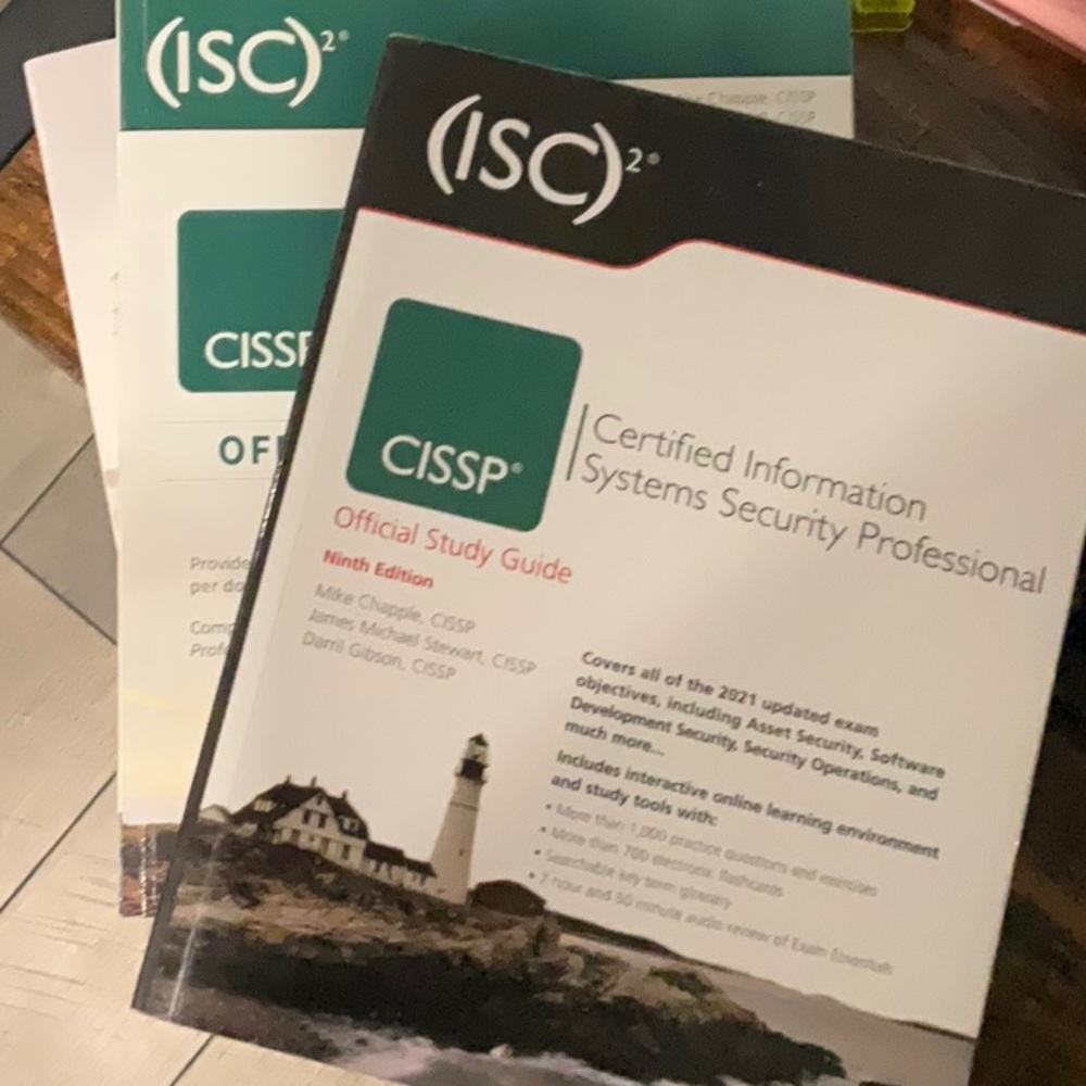 Official study guide for Certified Information Systems Security Professional
